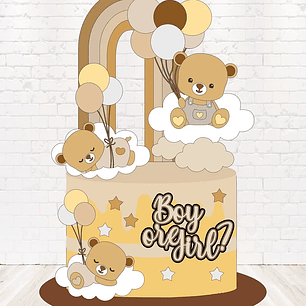 Arquivo Topo de Bolo Ursinhos - Papel Encantado