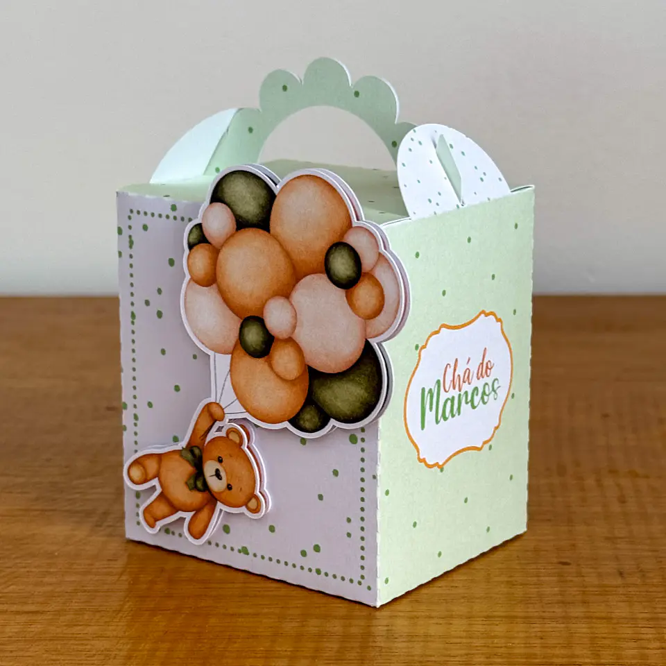 Arquivo de Corte Chá de Bebê Verde 6