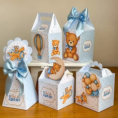 Arquivo de Corte Chá de Bebê Azul