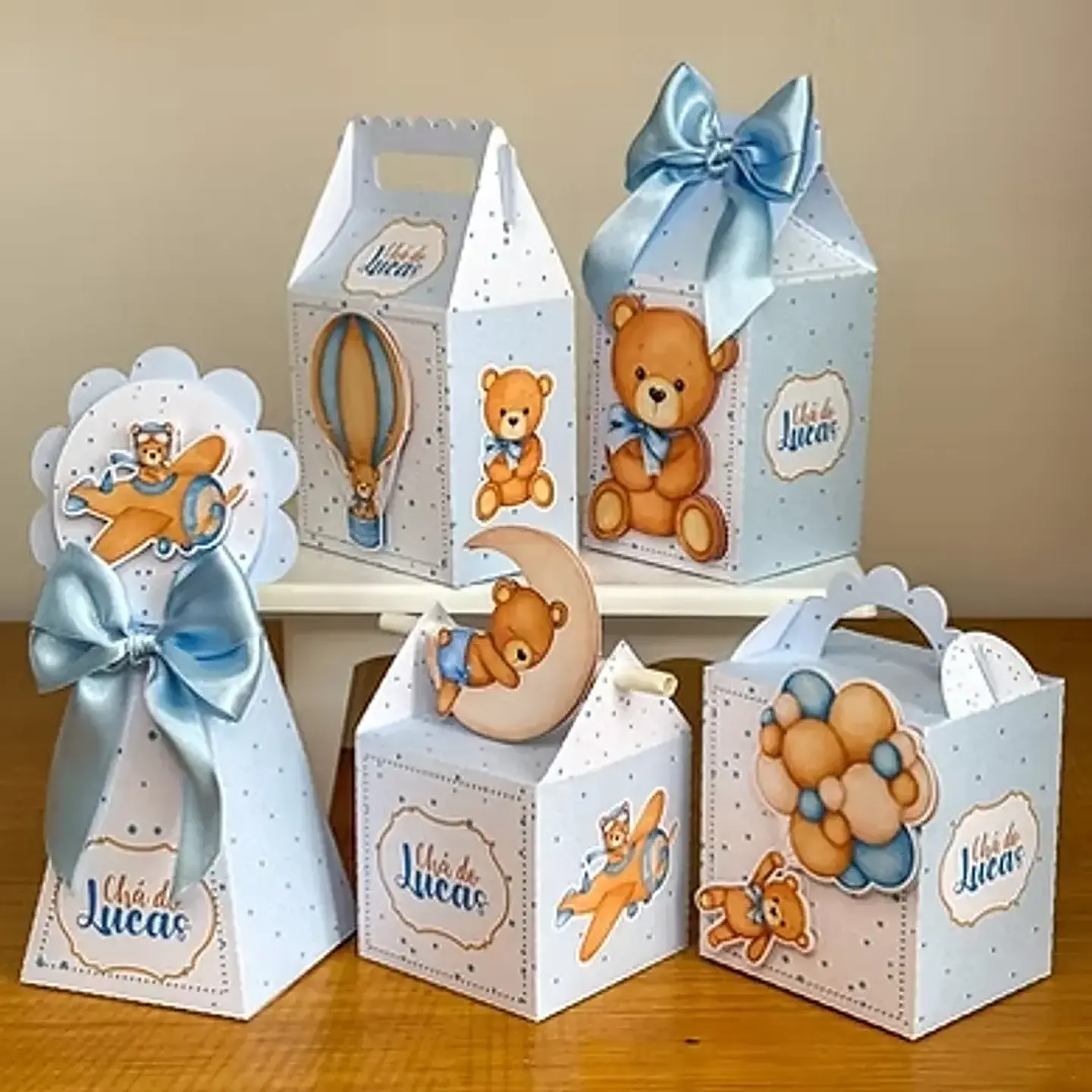 Arquivo de Corte Chá de Bebê Azul 1