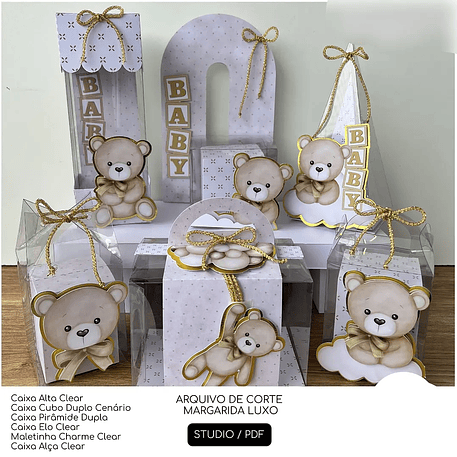 Arquivo de Corte Chá de Bebê Ursinhos 1