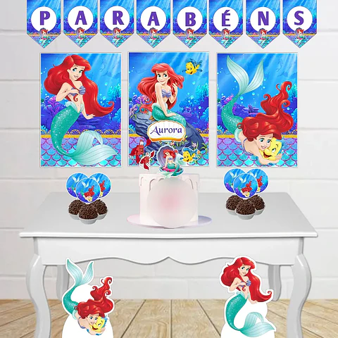 Arquivo de Corte Pequena Sereia 