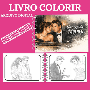 Arquivo Livro de Colorir Linda Mulher