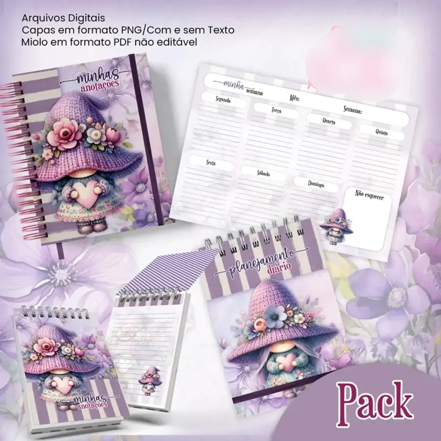 Arquivo Pack Gnomo Jardim Roxo 2026 1