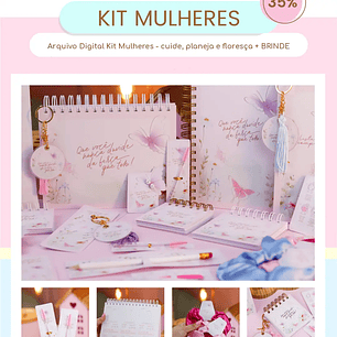 Arquivo Coleção Dia da Mulher Kit Mulher Organizada