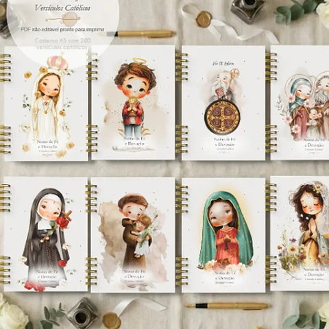 Arquivo Cadernos Versículos Católicos A5