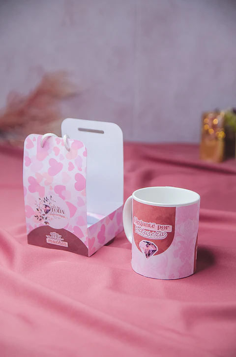 Arquivo dia da Mulher Caixa Caneca