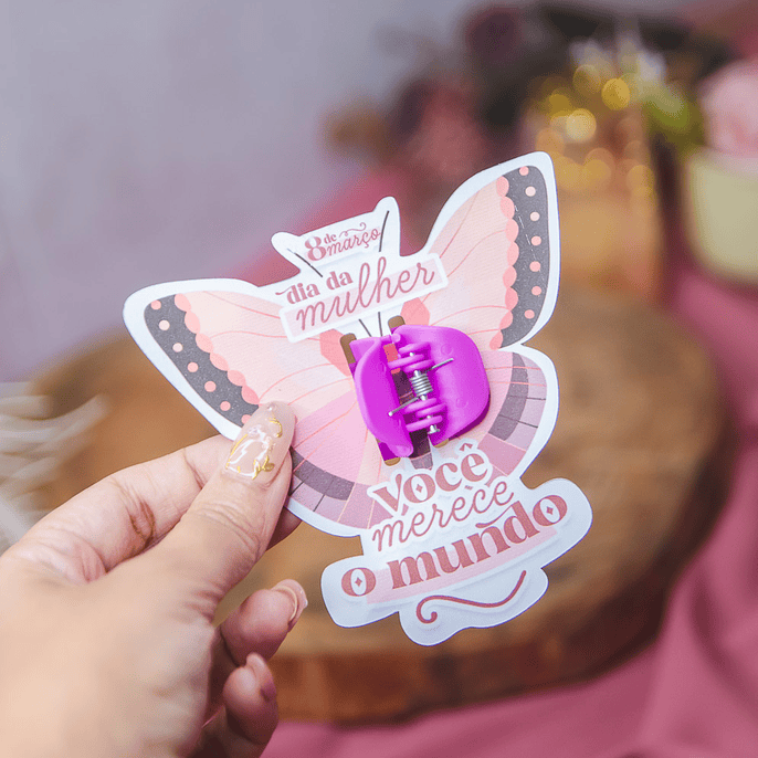 Arquivo Dia da Mulher Card Mini Piranha 1