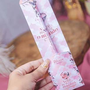 Arquivo dia da Mulher Porta Lápis e Caneta