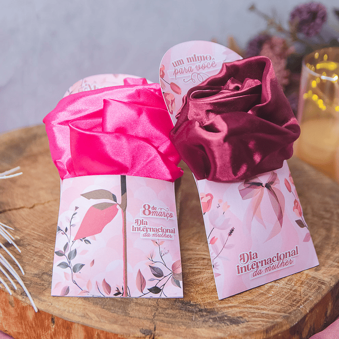 Arquivo dia da Mulher Porta Touca de Cetim 1