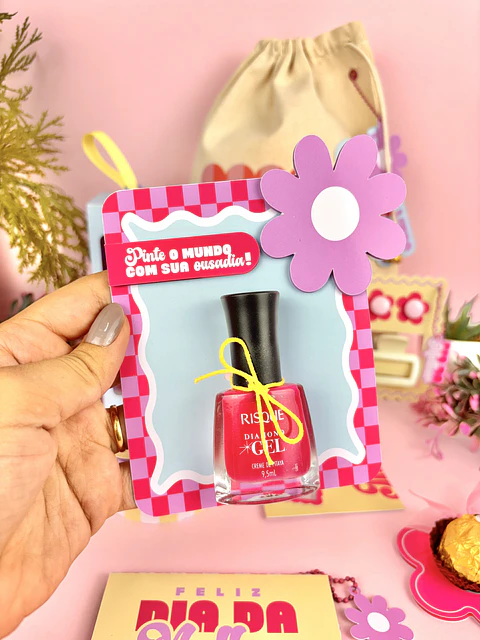 Arquivo Dia da Mulher Card Esmalte