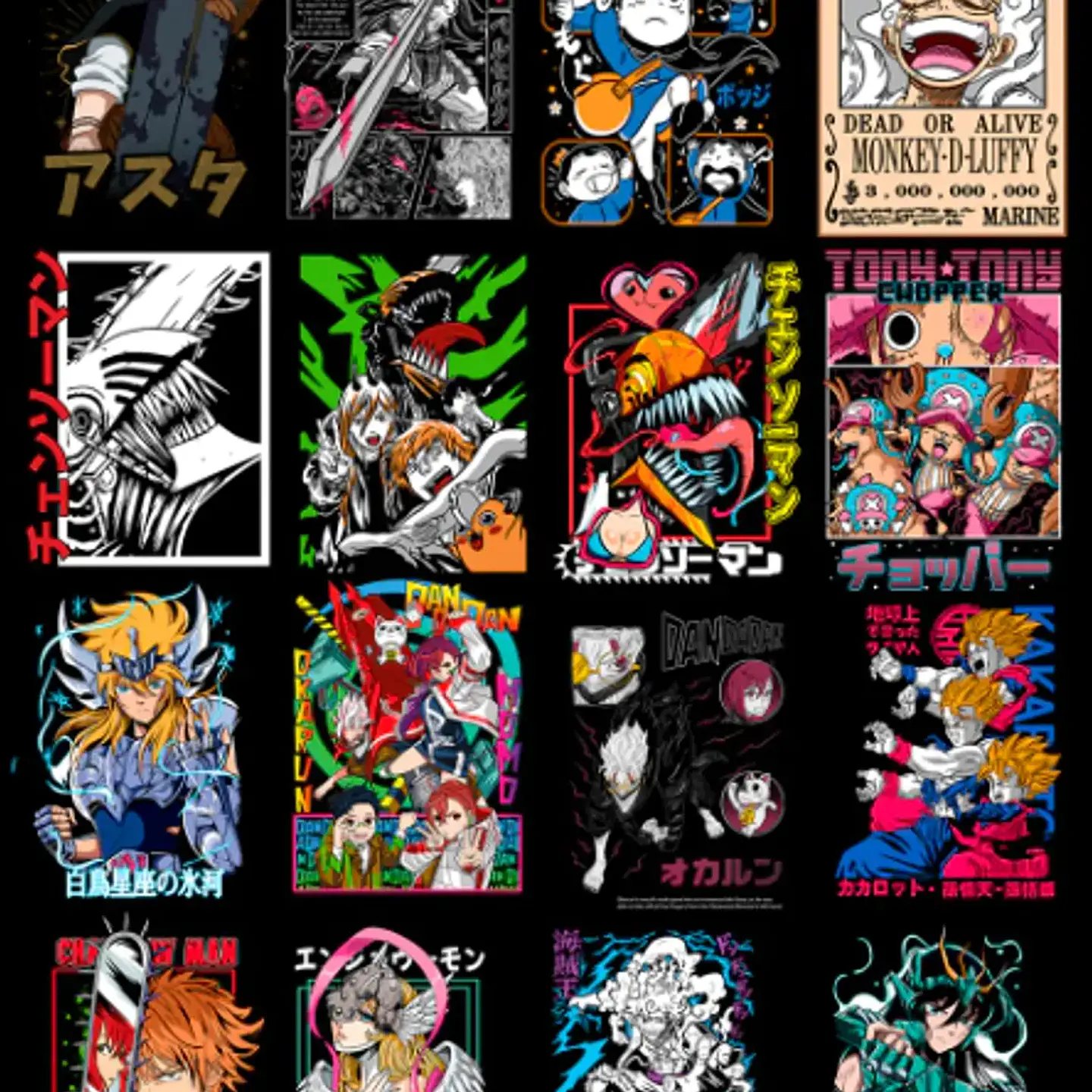 Arquivo Pack Estampas Anime 3.0 4