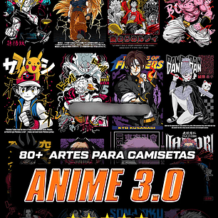 Arquivo Pack Estampas Anime 3.0