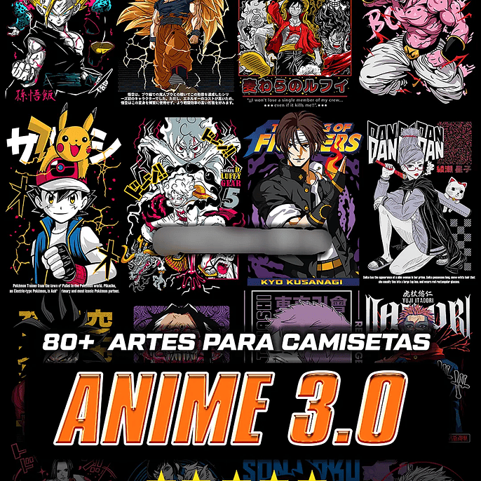 Arquivo Pack Estampas Anime 3.0 1