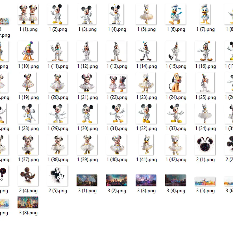 Kit Digital Disney Turma do Mickey Carnaval 2