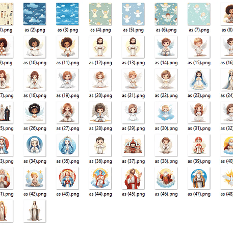 Kit Digital Anjos e Santos 2