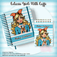 Arquivo Caderno Pautado A5+Bloquinho A6 - Coleção Girls With Coffe - Thumbnail 1