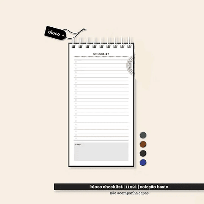 Arquivo Coleção Basic Bloco Checklist 11x21 1