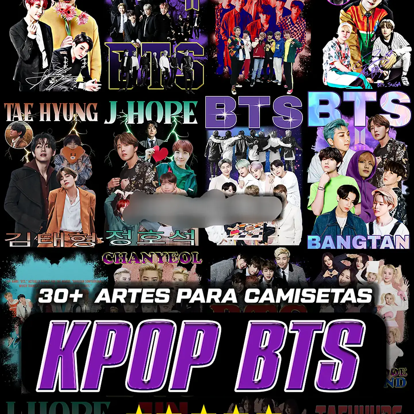 Arquivo Pack Estampas K-Pop 1
