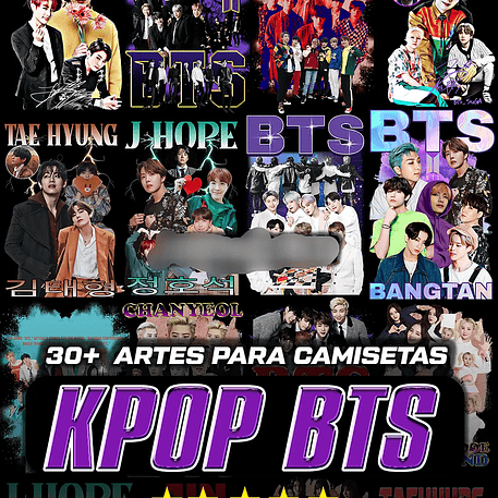 Arquivo Pack Estampas K-Pop 1