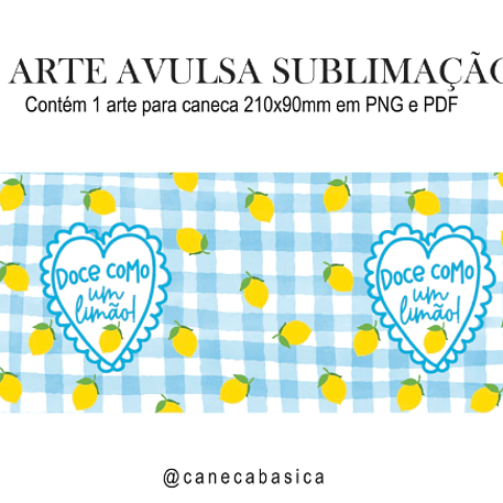 Arte Digital Avulsa Doce como um Limão 1