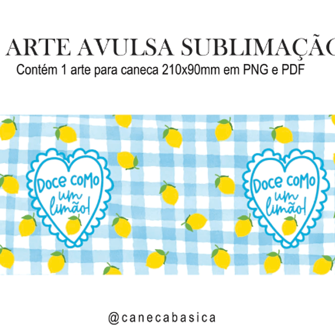 Arte Digital Avulsa Doce como um Limão 1