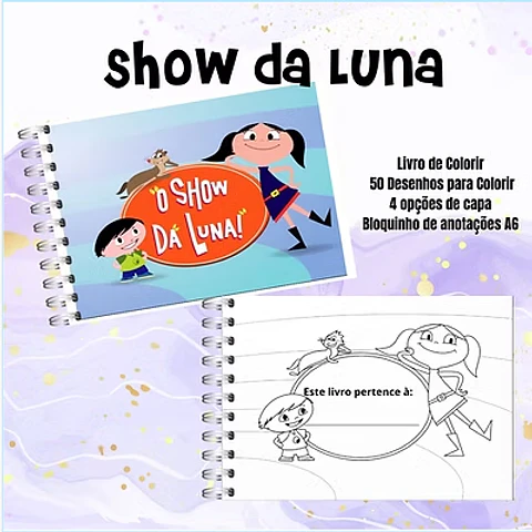 Arquivo Livro de Colorir Show da Luna