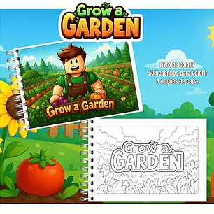 Arquivo Livro de Colorir Grow a Garden