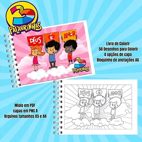 Arquivo Livro de Colorir 3 Palavras