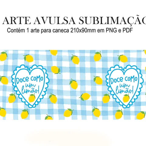 Arquivo Caneca Doce como um Limão