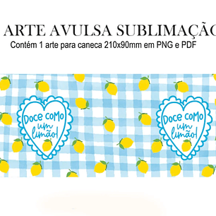 Arquivo Caneca Doce como um Limão