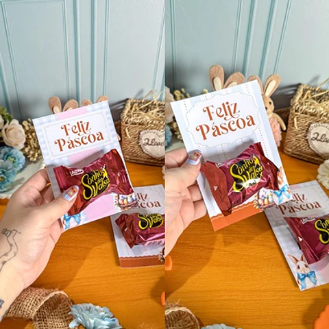 Arquivo Páscoa Card para Bombom