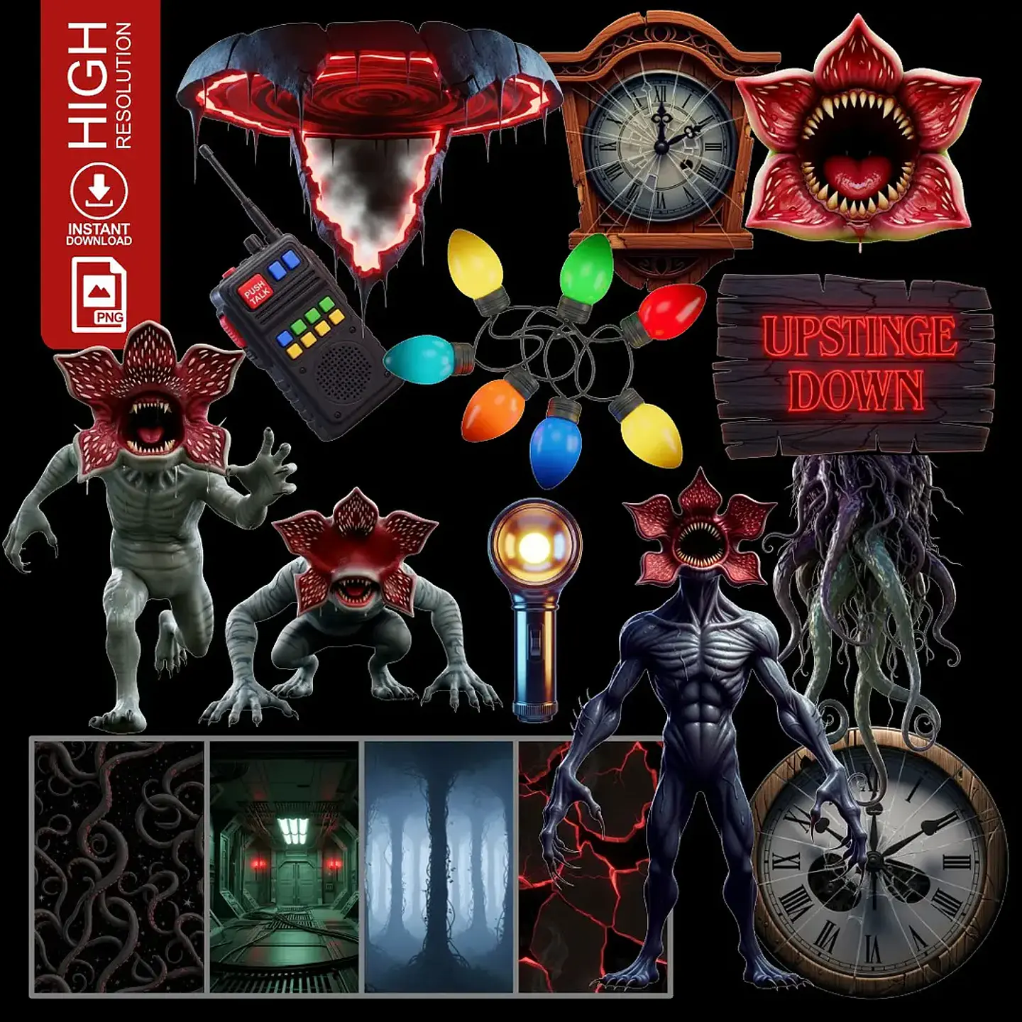 Kit Digital Stranger Things Demogorgon 1
