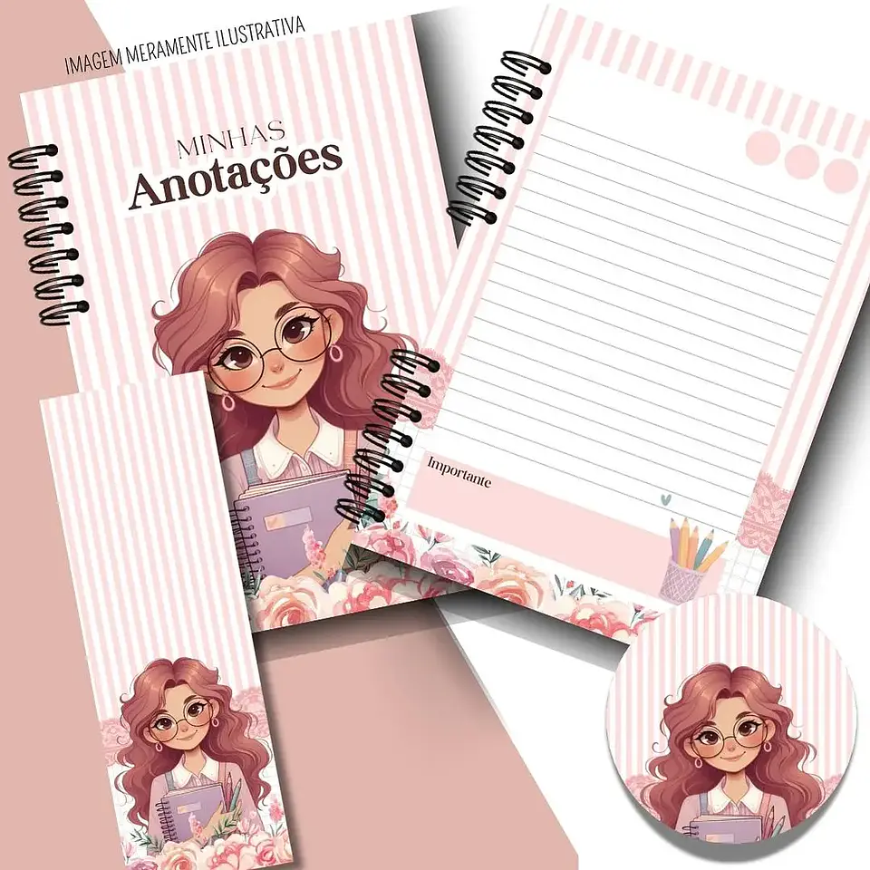 Arquivo Caderno de Anotações - Coleção Professora 5