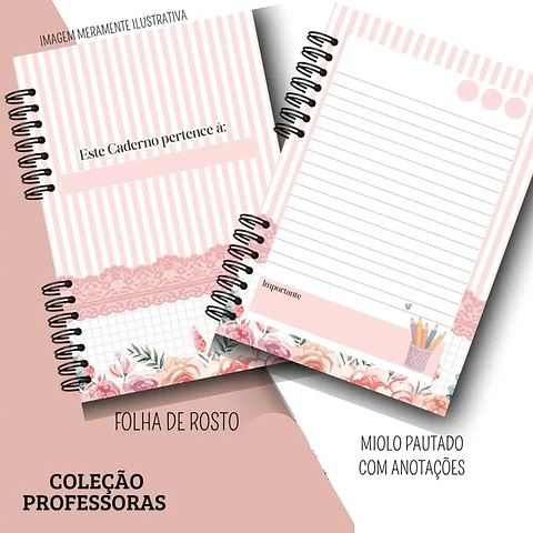 Arquivo Caderno de Anotações - Coleção Professora