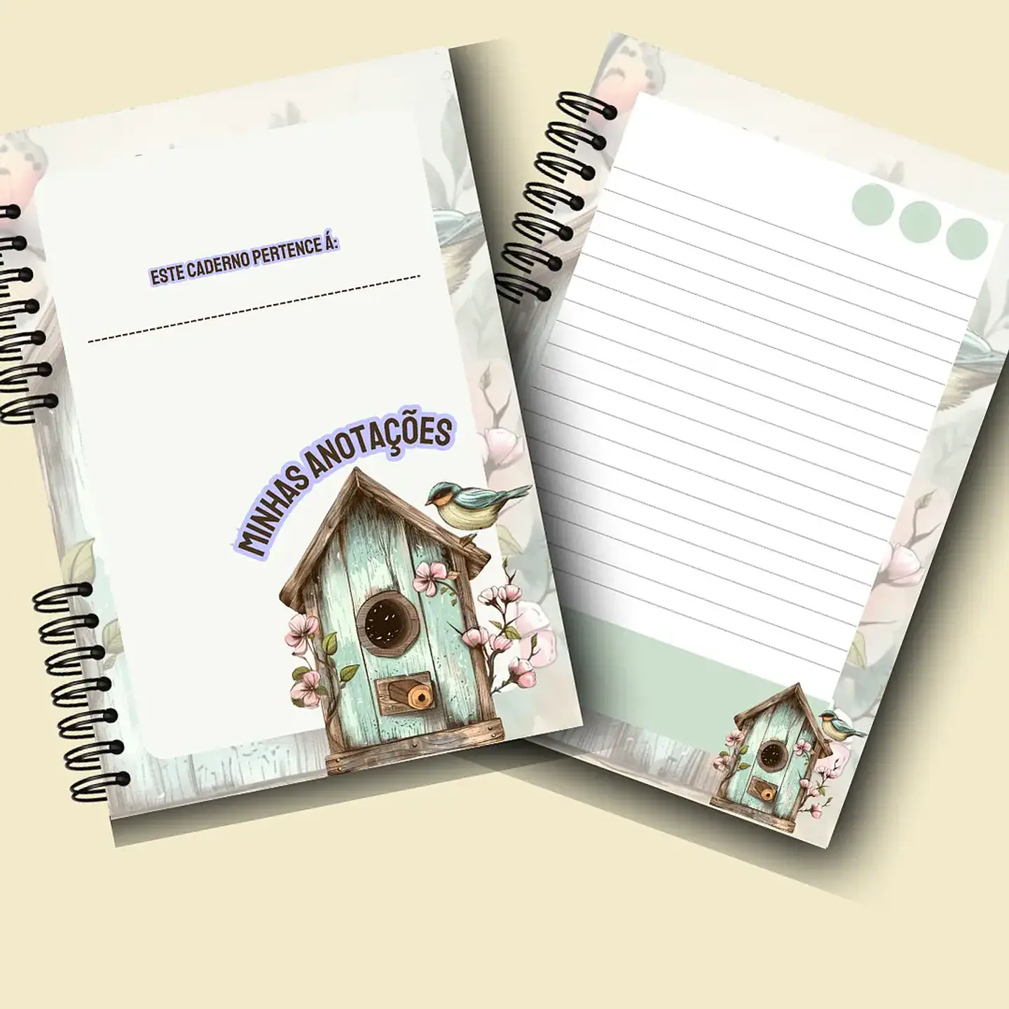 Arquivo Caderno de Anotações Casa do Passarinho 2