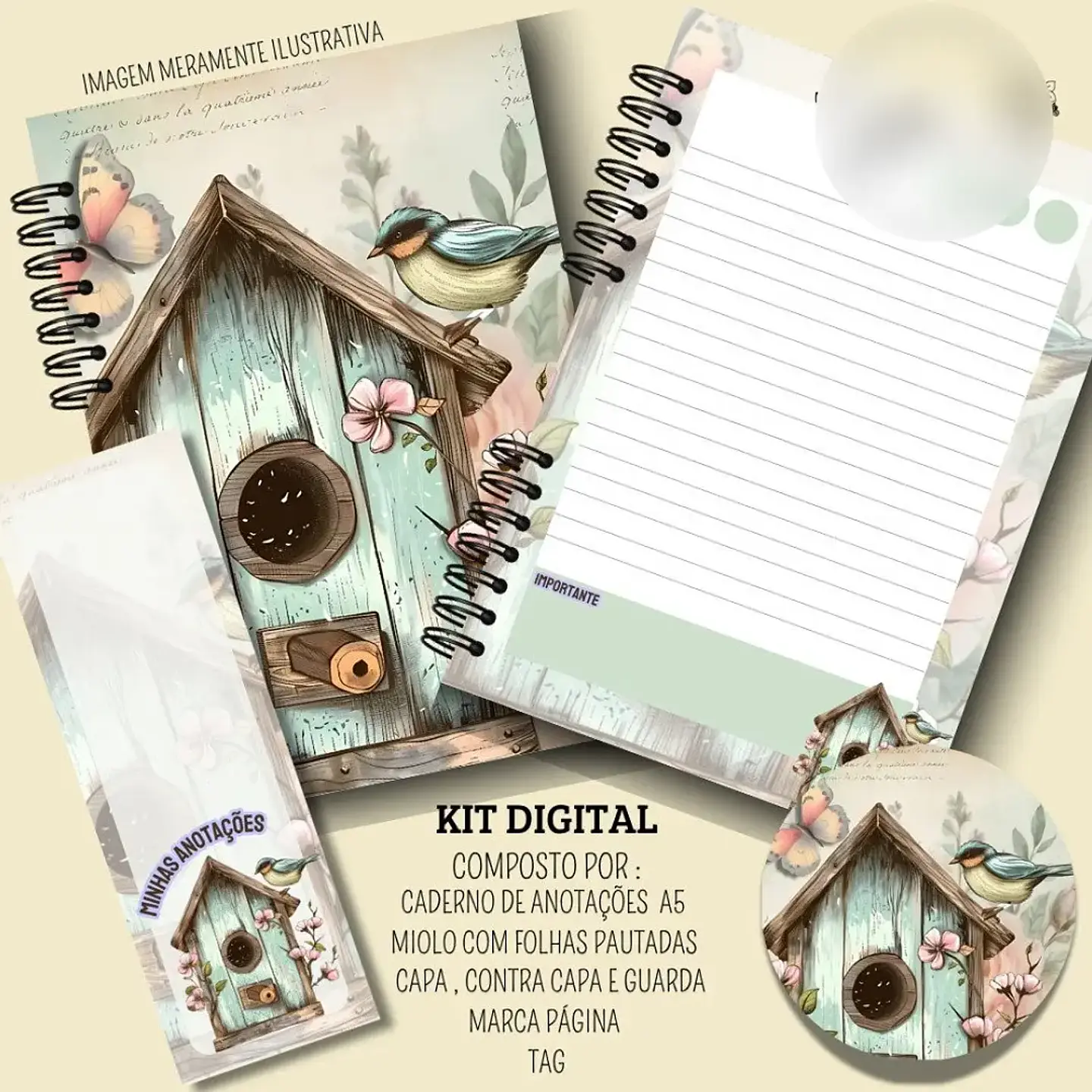 Arquivo Caderno de Anotações Casa do Passarinho 1