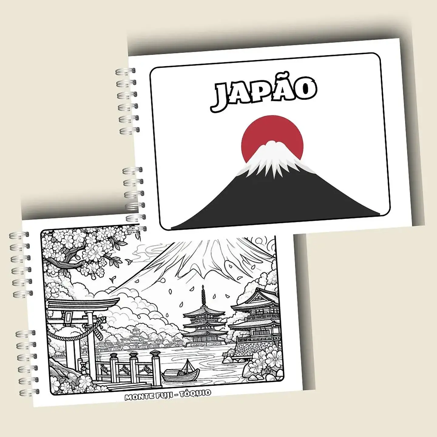 Arquivo Livro para Colorir (A5) Países 3