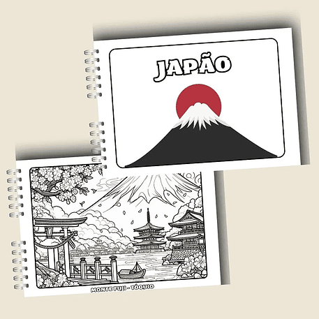 Arquivo Livro para Colorir (A5) Países 3