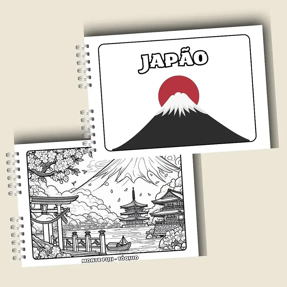 Arquivo Livro para Colorir (A5) Países 3