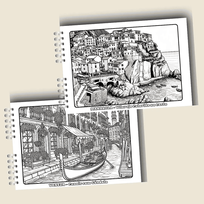 Arquivo Livro para Colorir (A5) Países 4