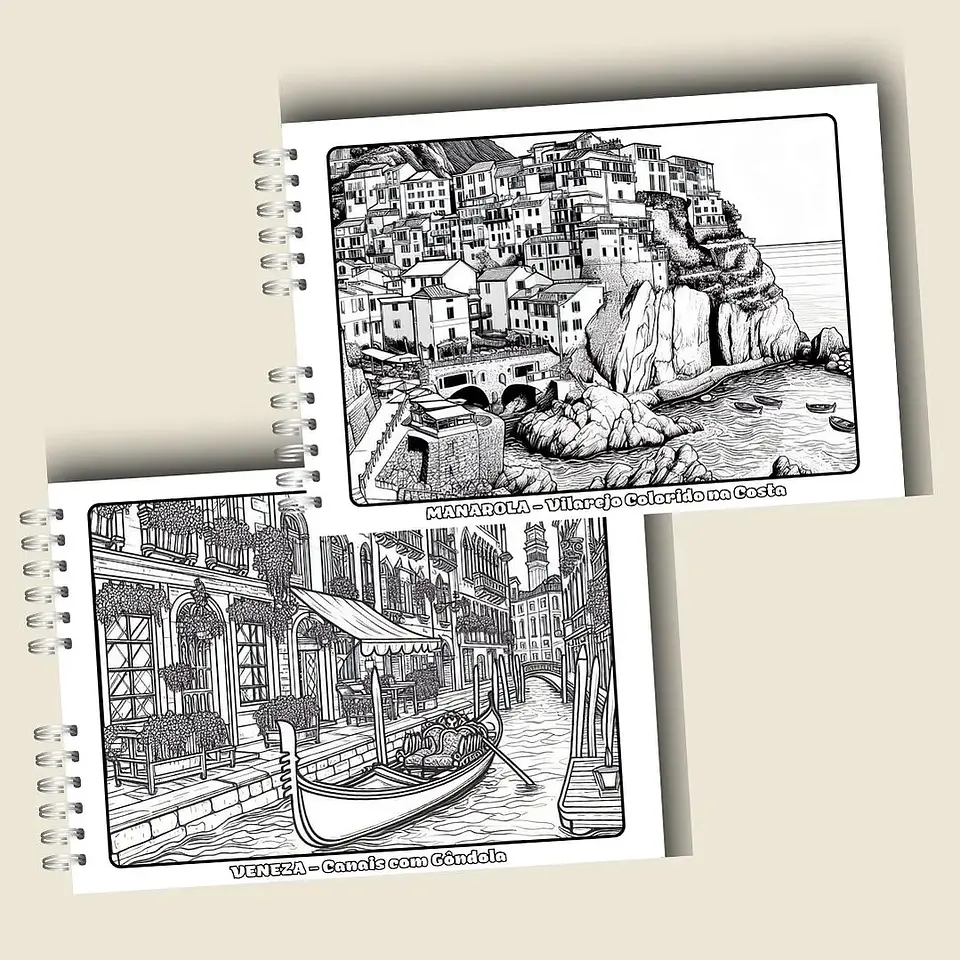 Arquivo Livro para Colorir (A5) Países 4