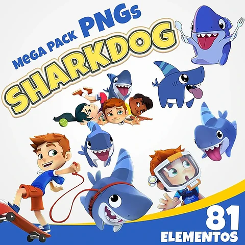 Kit Digital Baby Shark Dog