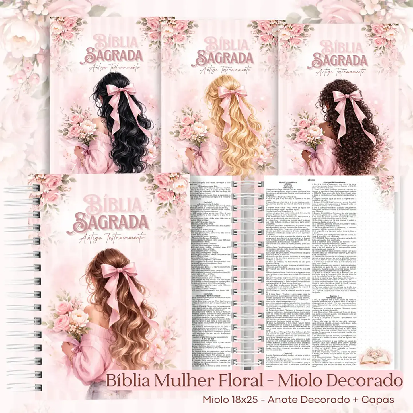 Arquivo Combo Bíblia NVI Floral 1