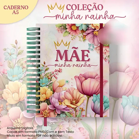Arquivo Coleção Minha Rainha Caderno A5