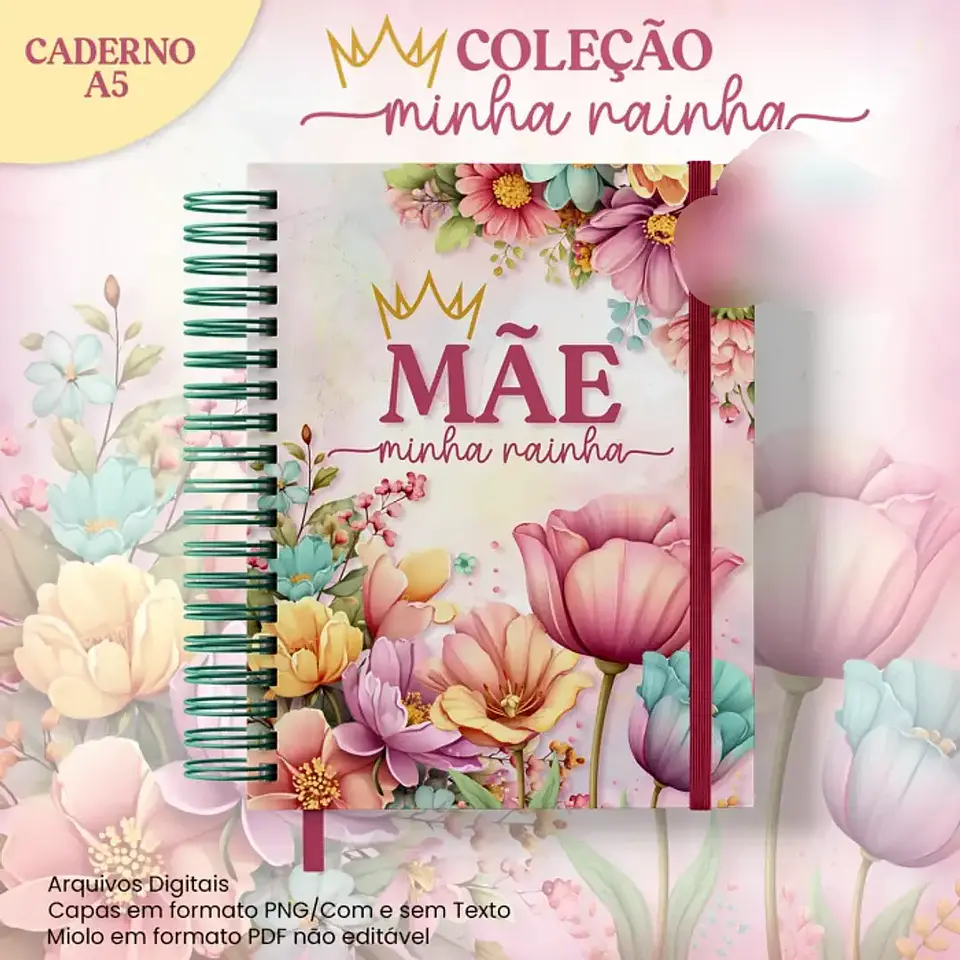 Arquivo Coleção Minha Rainha Caderno A5 1
