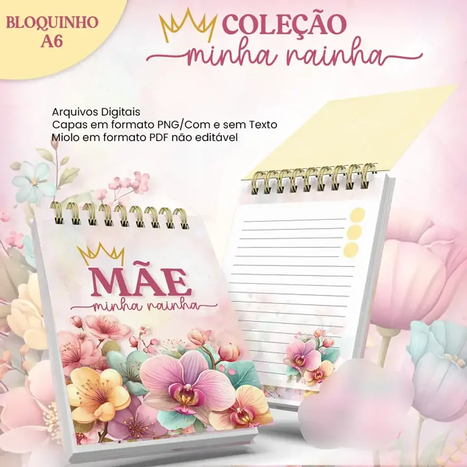 Arquivo Coleção Minha Rainha Bloquinho A6 1