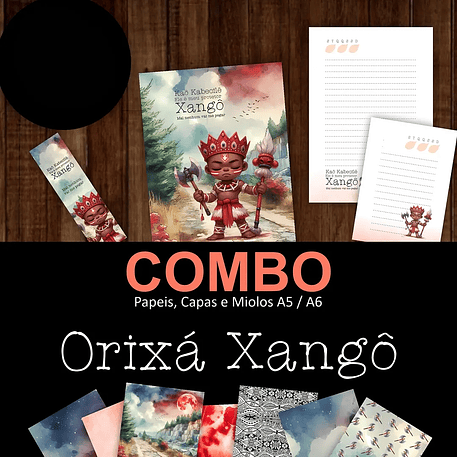 Arquivo Combo Encadernação Orixá Xangô + Orixás e Cia 1