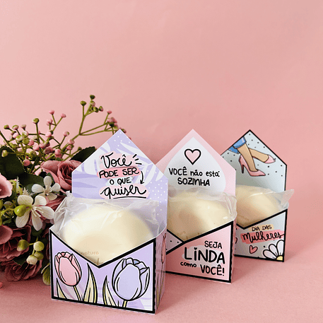 Arquivo de Corte Porta Sabonete Envelope Dia da Mulher 1