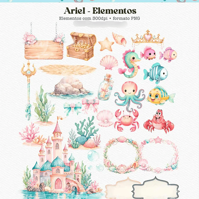 Kit Digital Era Uma Vez Princesas 2